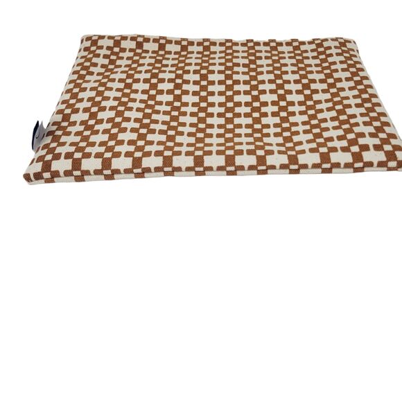 Dance Happy Giada Flat Canvas Zip Pouch Bag Rust NEW Made in the USA MSRP $48 - Picture 4 of 6